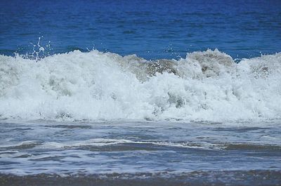 Scenic view of sea waves