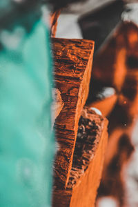 Close-up of wood