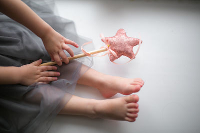 Midsection of woman preparing food