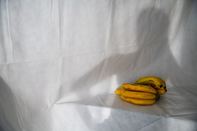 High angle view of fruits on floor