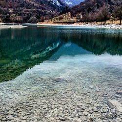 Scenic view of lake