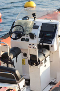 Small boat control post