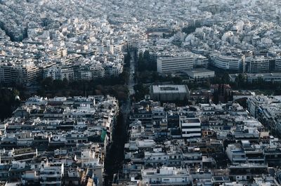 High angle view of cityscape