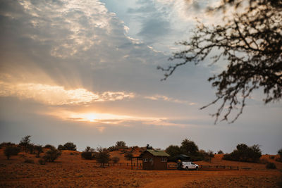 Scenic view of sunset