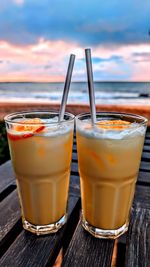 Close-up of drink on table