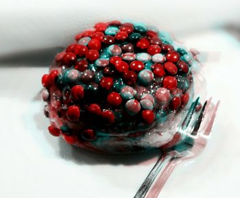 Close-up of strawberries in bowl