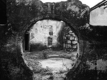 Interior of old building