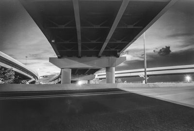 Railway bridge against sky