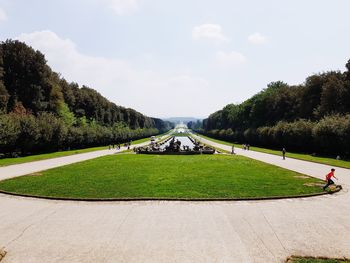 Panoramic view of park against sky