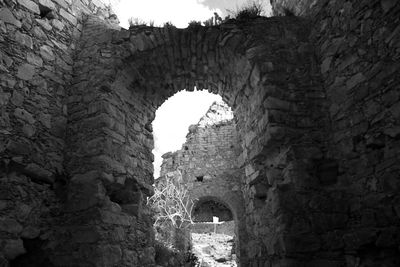 Archway of historic building