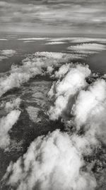 Aerial view of clouds in sky