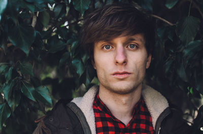 Close-up portrait of man