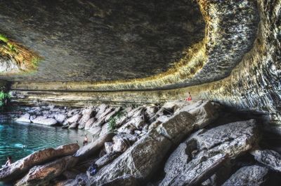 Scenic view of cave