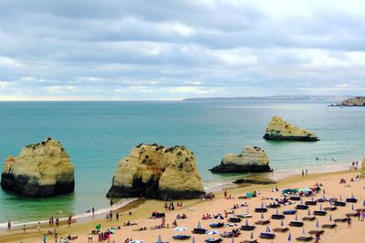Panoramic view of sea against sky