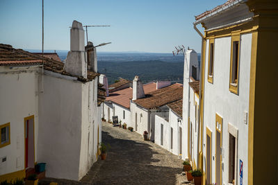 Houses in city