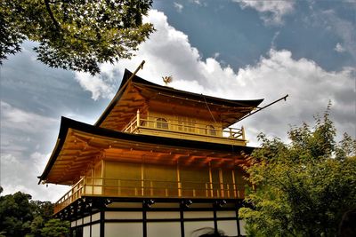 Low angle view of building against sky