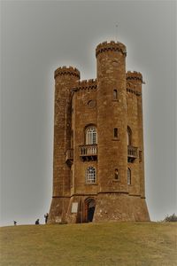 Low angle view of historic building against sky