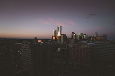 Buildings in city