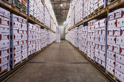 Warehouse full of boxes