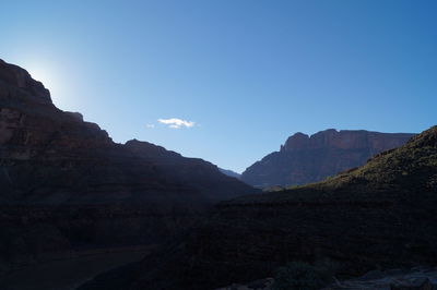 View of mountain range