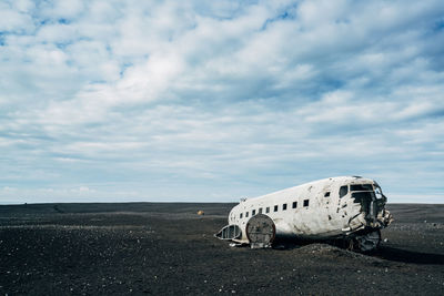 Abandoned airplane