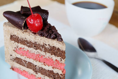 Close-up of cake