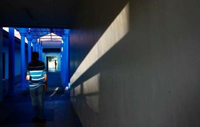 Corridor of building