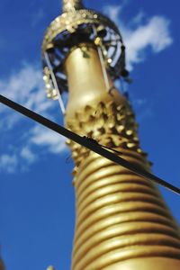 Close-up low angle view of blue sky