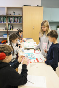 Children in classroom