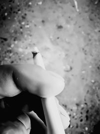 Close-up of woman hand holding flower