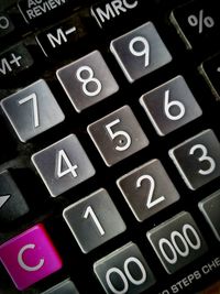 Full frame shot of computer keyboard