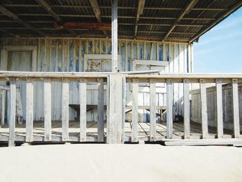 View of abandoned building