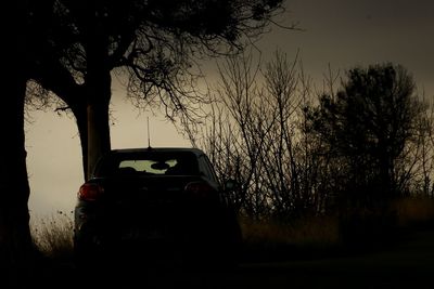 Car on road against sky