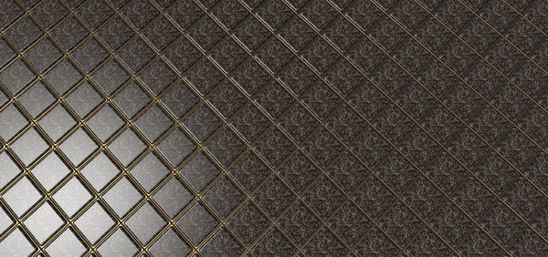 Full frame shot of patterned metallic