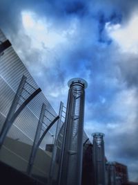 Low angle view of cloudy sky