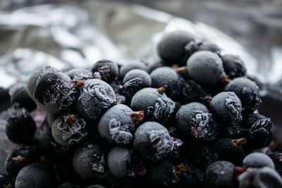 Full frame shot of blueberries