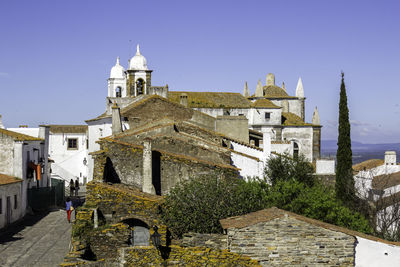 View of old building against sky