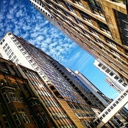 Low angle view of modern building