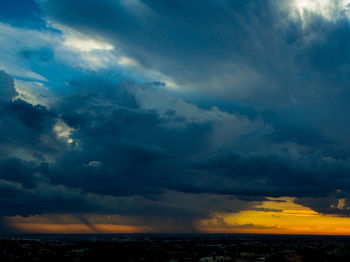 Scenic view of dramatic sky