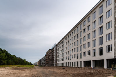 Low angle view of building against sky