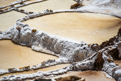 Close-up of rock formations