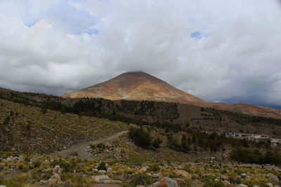 Scenic view of landscape against sky