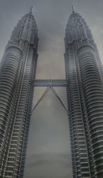 Low angle view of skyscrapers