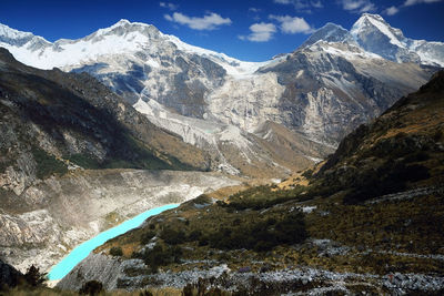 Snow covered mountain