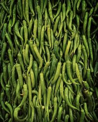 Full frame shot of vegetables at market