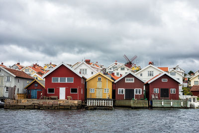 Houses against sky