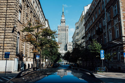 View of buildings in city