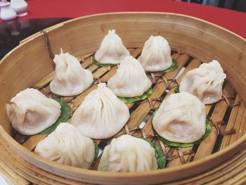 Close-up of food on table