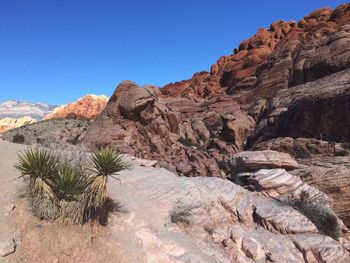 Rock formations in a desert