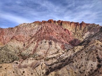 View of rock formations